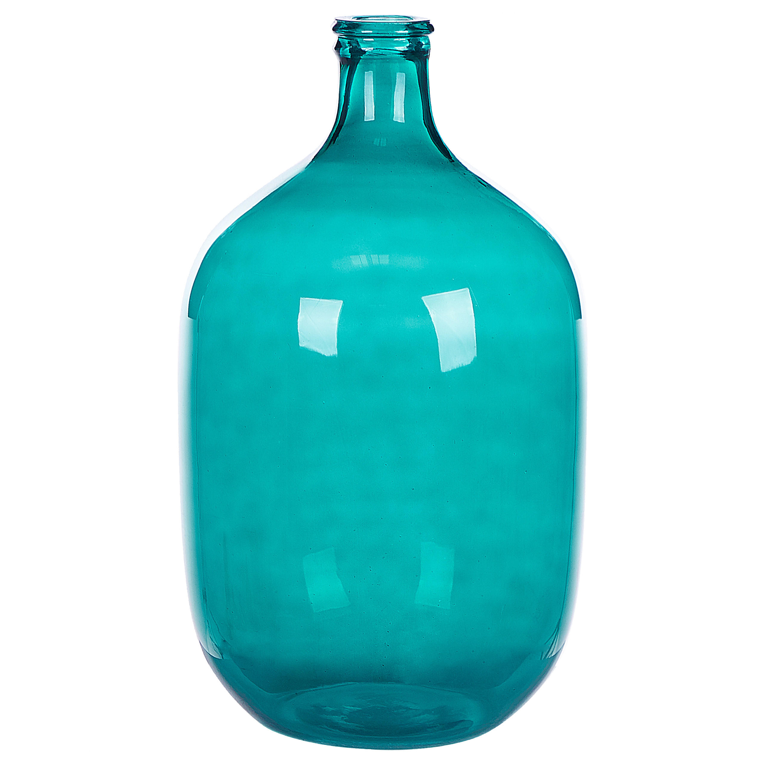 DEKOVASE Glas blau Samosa - Blau, Glas (48cm) - Beliani