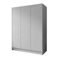SCHRANK Weiß 150 ALA Glatt Ohne Spiegel Ohne Griffe - Weiß, Holzwerkstoff (150/200/51cm) - Sepro Meble