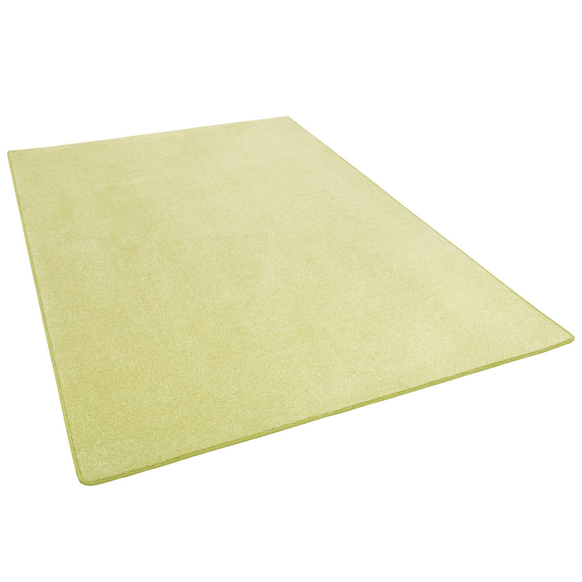 HOCHFLOR VELOURS TEPPICH LUNA - Limette, Textil (100/400cm) - Snapstyle