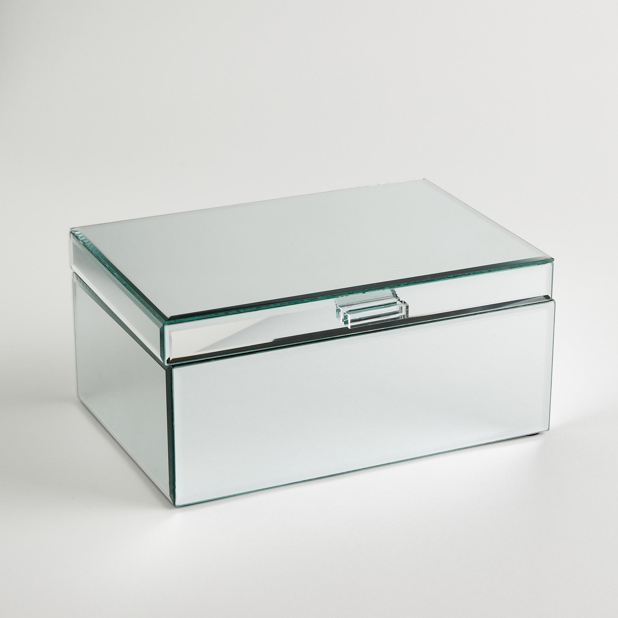 SCHMUCKKÄSTCHEN Licuri - Silberfarben, Glas (26/12.5/18cm) - home&you