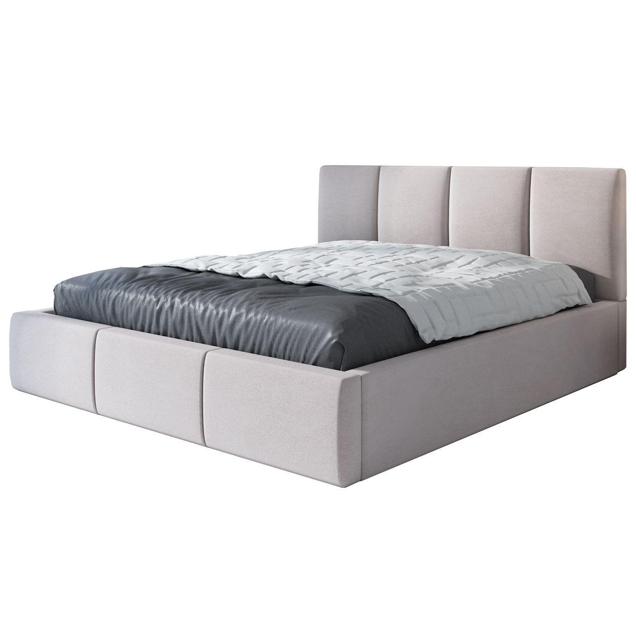 POLSTERBETT ORINO 140x200 Beige - Beige, Textil (140/200cm) - A&J MöbelLand