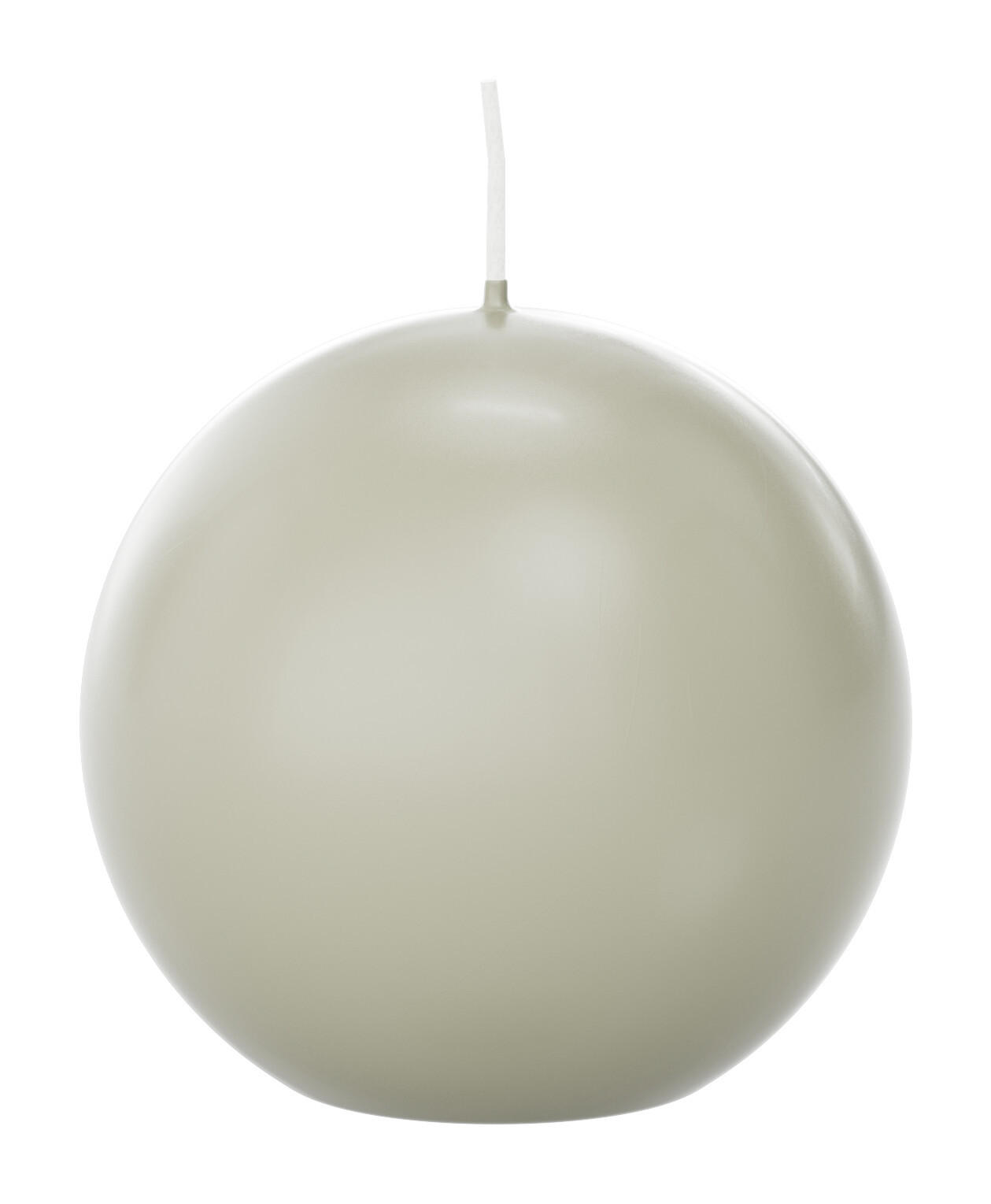 KUGELKERZEN Elfenbein Ø 70 mm, 12 Stück - Beige, Paraffin (7/7/7cm) - Wiedemann Kerzen