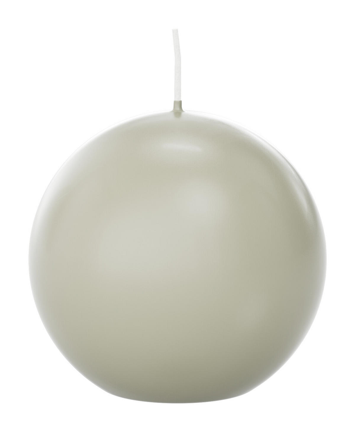 KUGELKERZEN Elfenbein Ø 70 mm, 12 Stück - Beige, Paraffin (7/7/7cm) - Wiedemann Kerzen