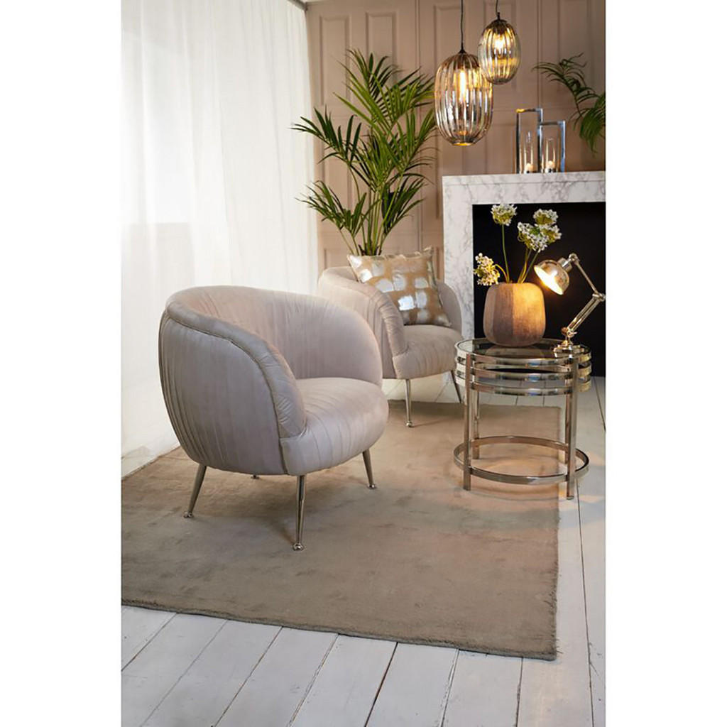 Thumbnail - Light & Living Windlicht, Silber, Glas, Rund, 15x40x15 cm, Dekoration, Windlichter & Laternen, Windlichter