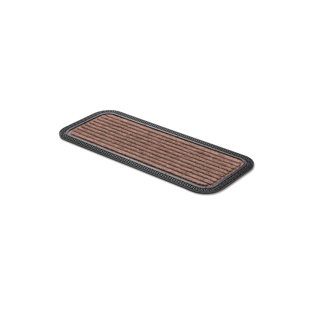 FUSSMATTE FÜR INNEN & AUßEN BORDER STAR - Braun, Textil (25/60cm) - Astra
