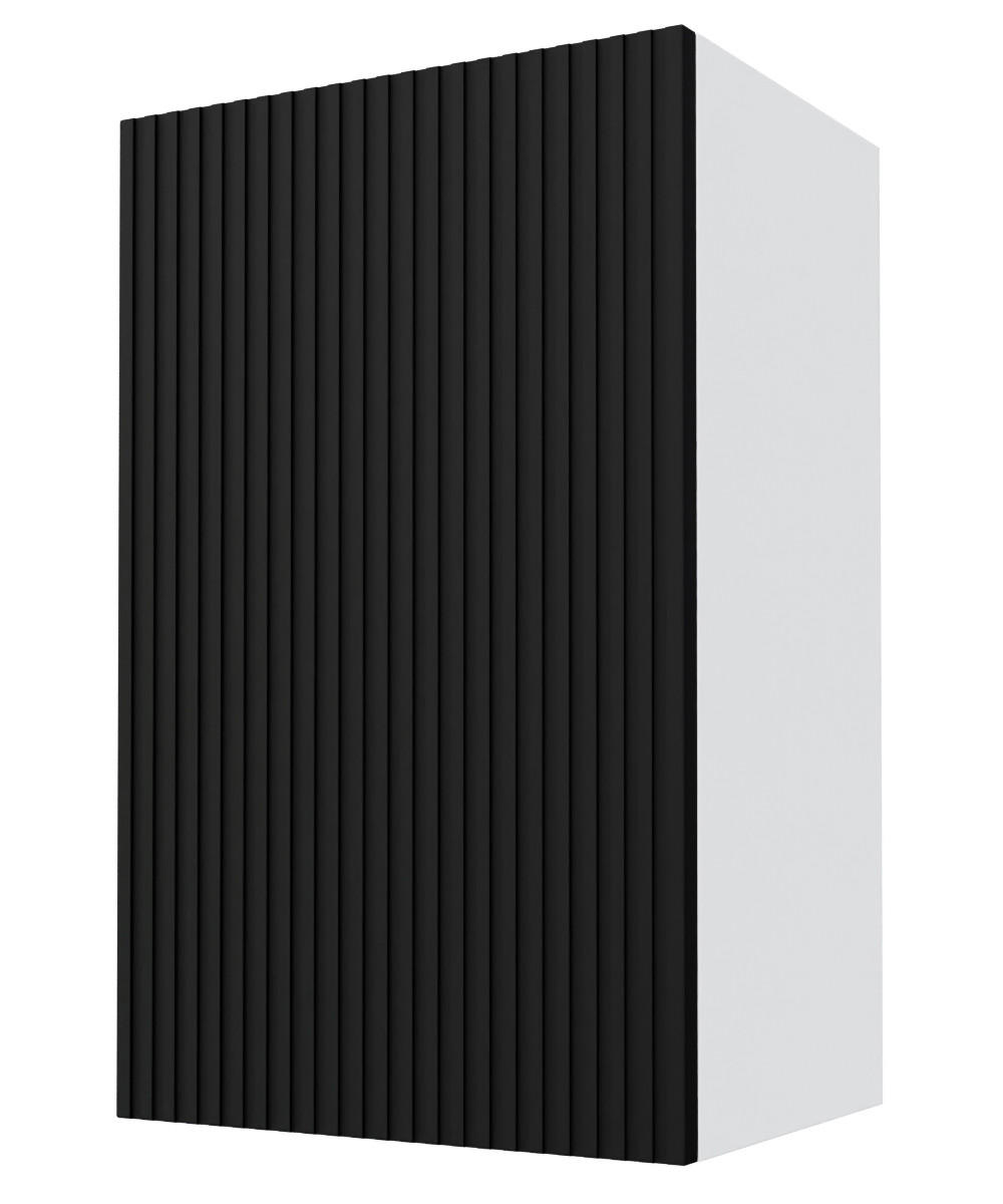 Feldmann-Wohnen Hängeschrank Schwarz, Weiß 45x72x32.5 cm