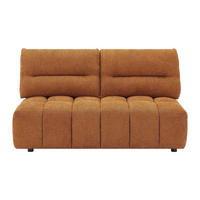 SOFA ohne Schlafmöglichkeit - 2 Personen - Stoff - Terracotta - Terracotta, Textil (170/93/123cm) - Vente-Unique