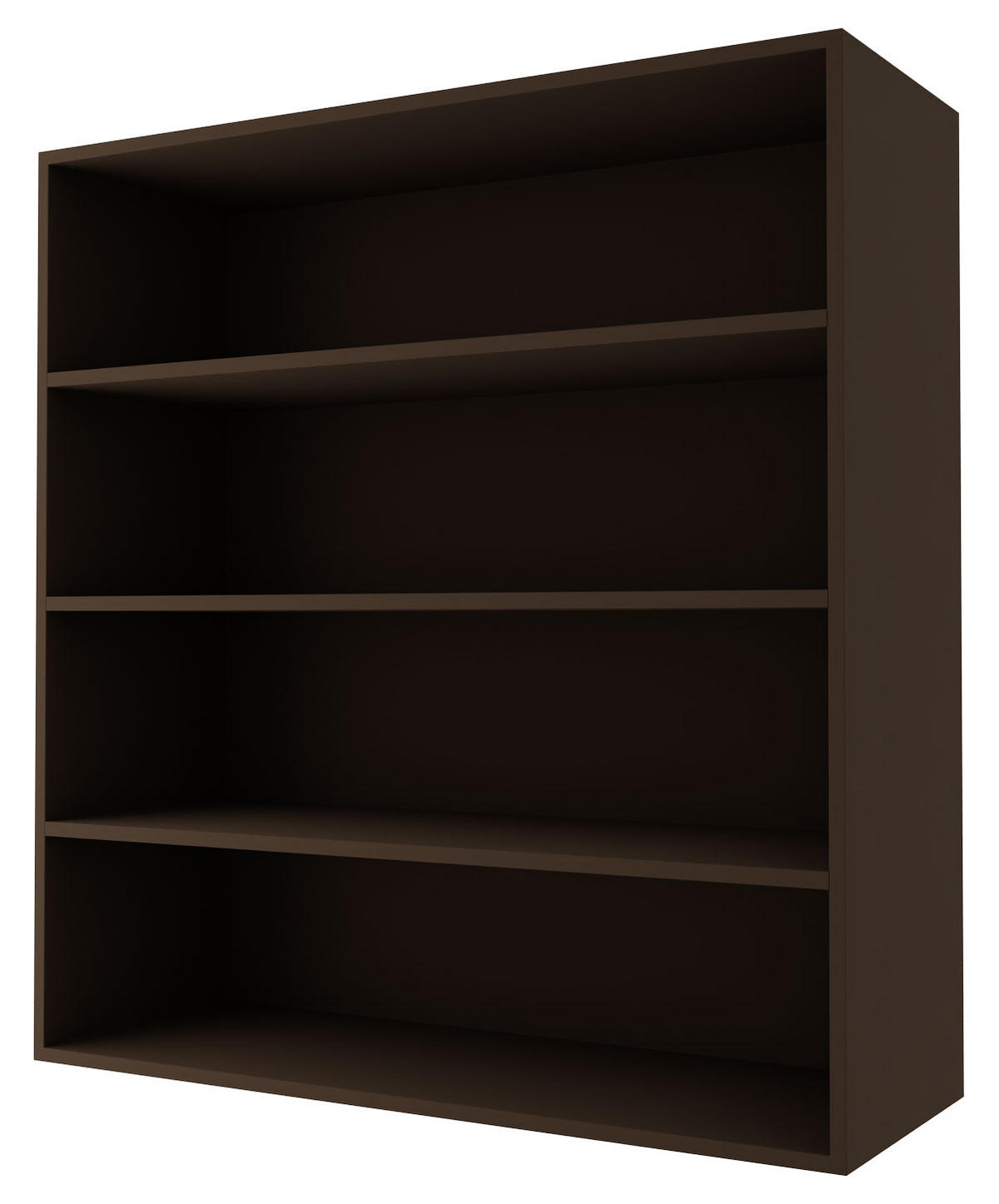 KÜCHENHÄNGESCHRANK Kvantum W4/90 Dust Grey Matt / Schwarz Matt 90 / 32,5 / 96cm - Schwarz/Grau, Holz/Holzwerkstoff (90/96/32.5cm) - Feldmann-Wohnen