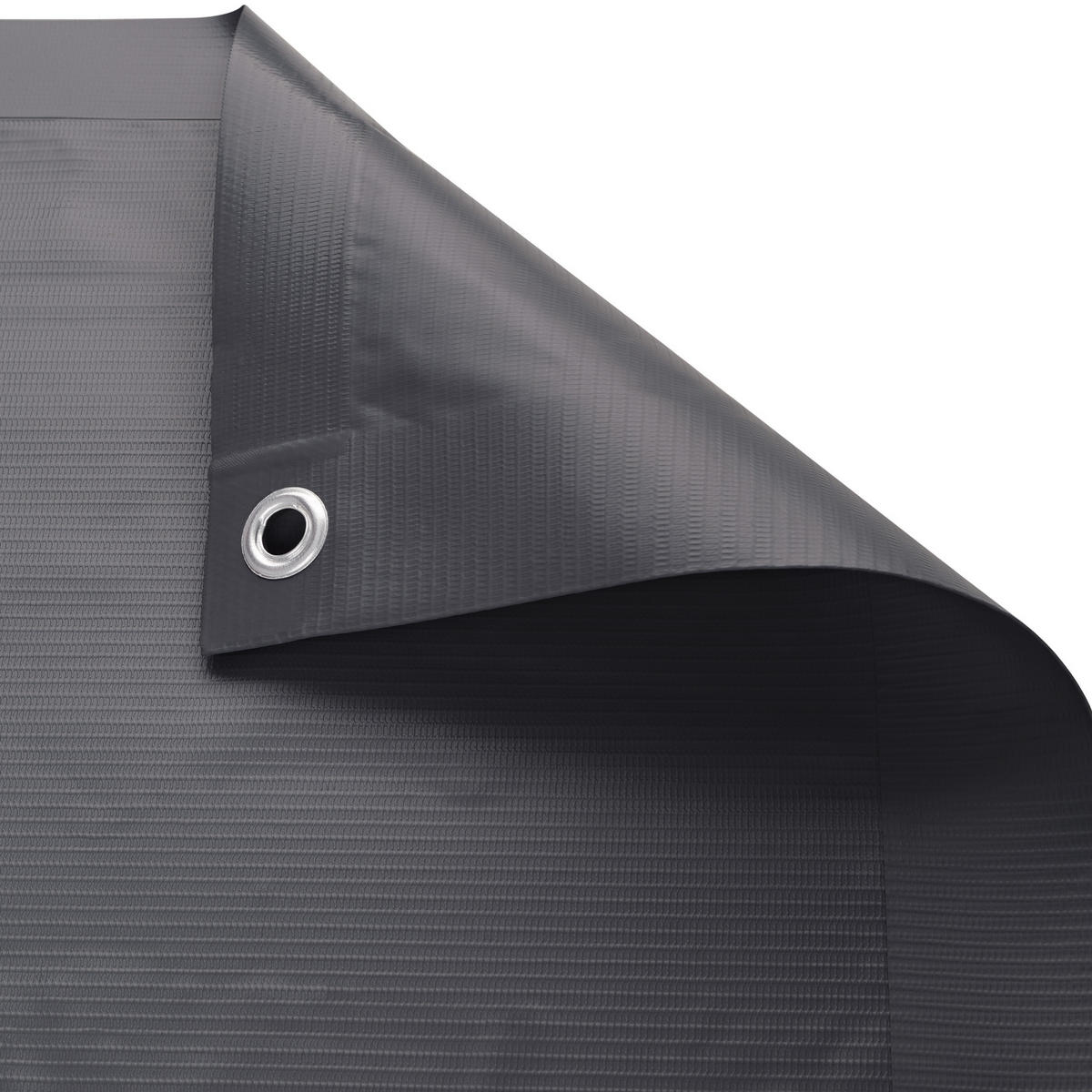 BALKONBESPANNUNG ,600 x 90 cm,schwarz - Schwarz, Kunststoff (90/0.5cm) - tectake