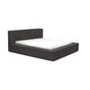 POLSTERBETT Doppelbett Burren 180x200 cm Dunkelgrau - Anthrazit, Textil (180/200cm) - Meblito