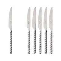 TAFELMESSER Montauk silber 237 mm 6er Set - Silberfarben, Metall (24cm) - Villeroy & Boch
