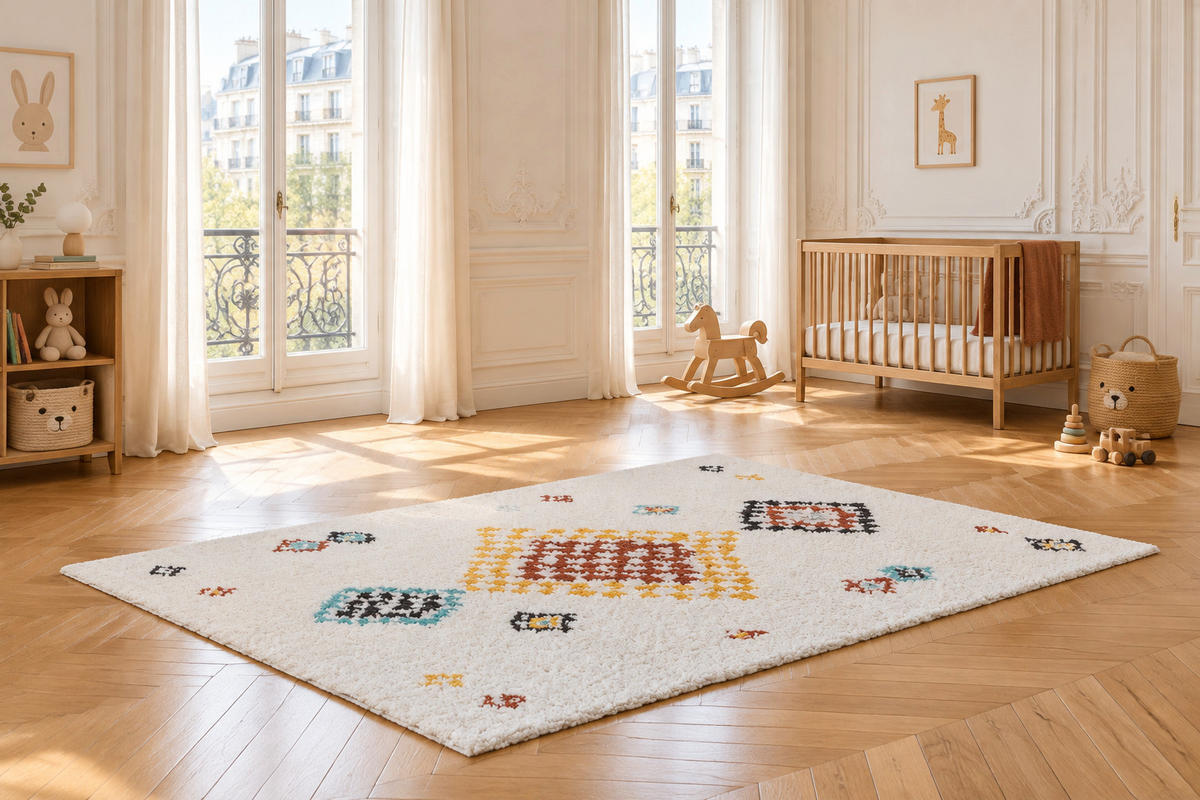 TEPPICH weich dick Ethno-Stil mehrfarbig - Multicolor, Textil (160/230cm) - AFK Living