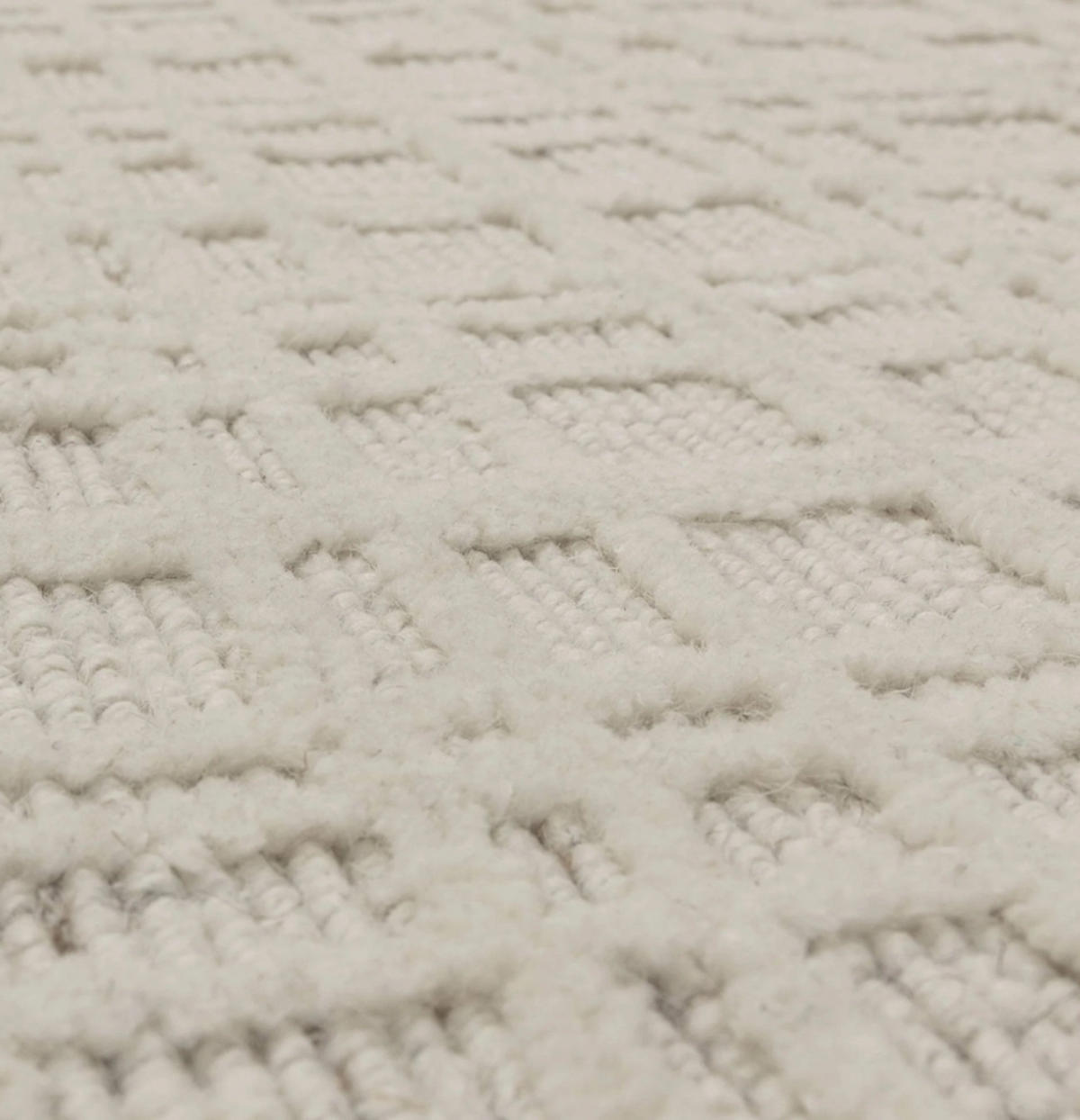 TEPPICH handgewebt Naturfaser HATCHY Weiß 120 x 170 cm - Weiß, Naturmaterialien (120/170cm) - Novatrend