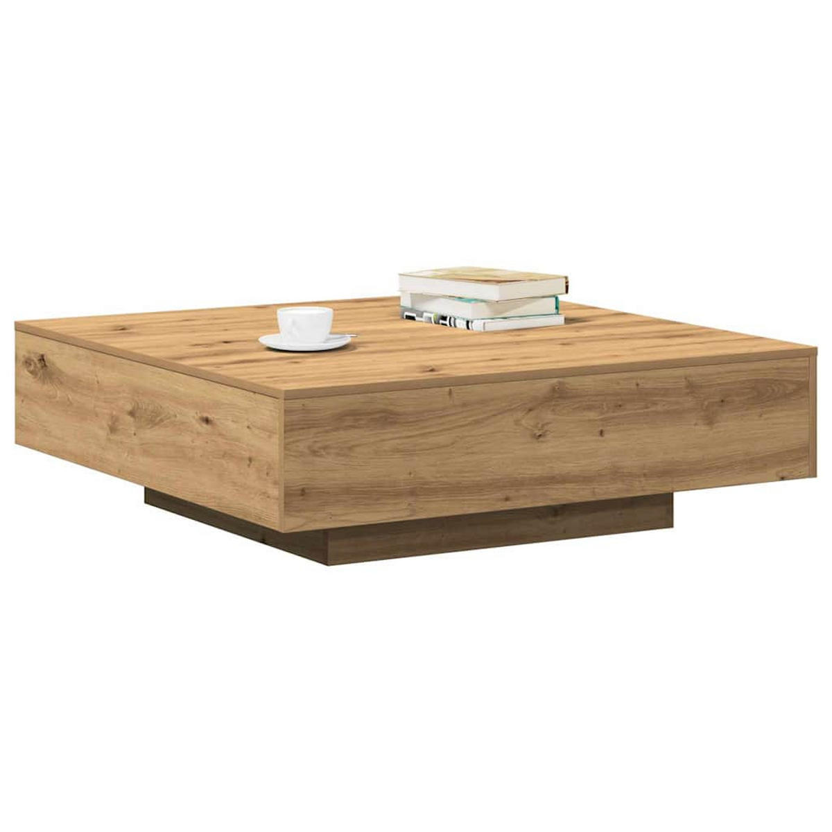 COUCHTISCH Haltbar 100/100/31 cm Schwarz Holzwerkstoff - Schwarz, Holzwerkstoff (100/100/31cm) - vidaXL