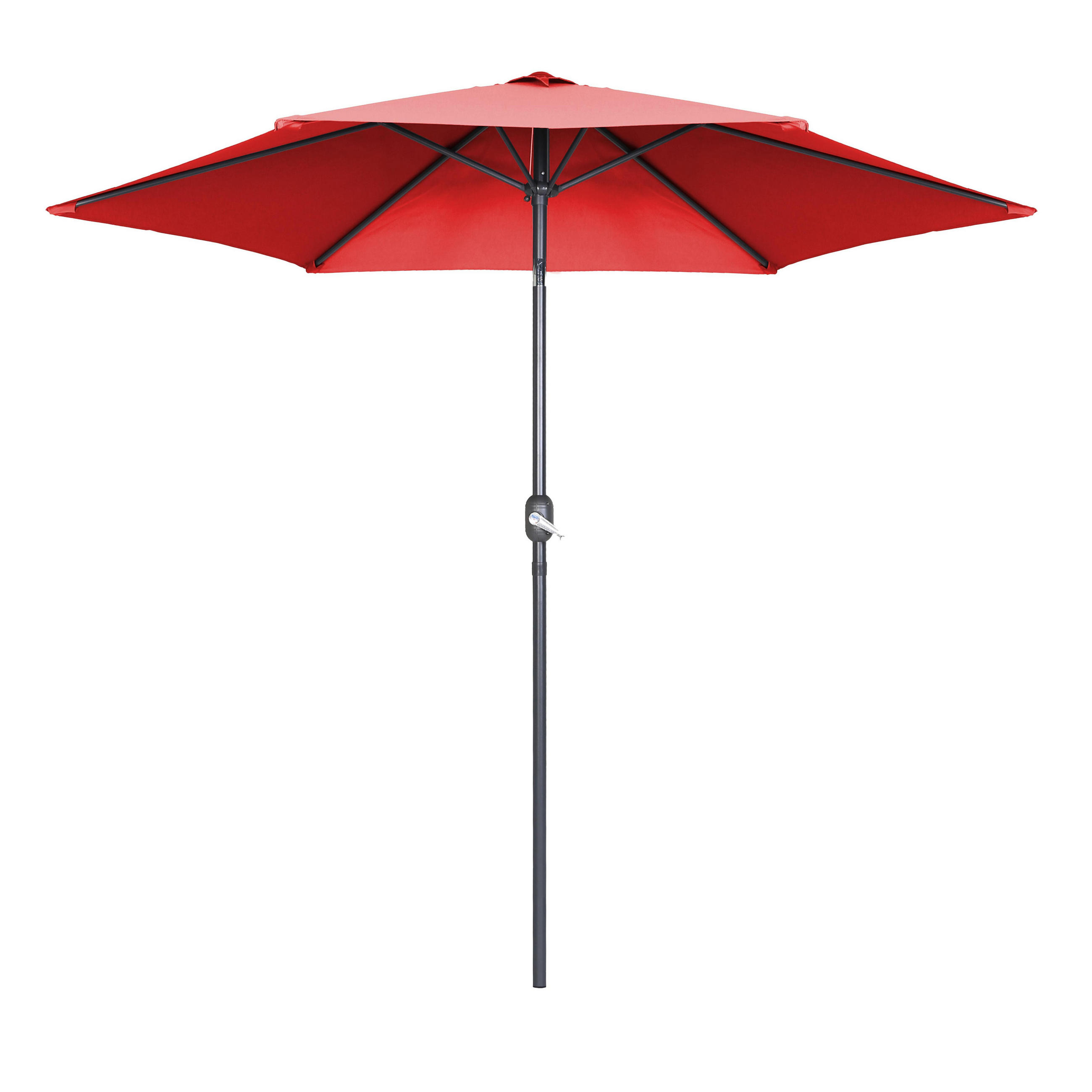 Oviala Sonnenschirm Rot 300x300 cm
