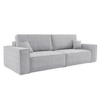 SCHLAFSOFA BEST und Bettkasten Stoff Poso Hellgrau - Hellgrau, Holz (246/83/98cm) - Kaiser Möbel