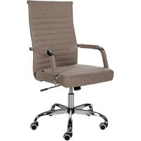 DREHSTUHL Stoff taupe - Taupe, Textil/Metall (51/98/63cm) - CLP