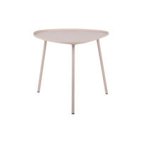 BEISTELLTISCH aus Metall Boaz Beige 44/44/43 cm - Grau, Metall (44/44/43cm) - Leitmotiv