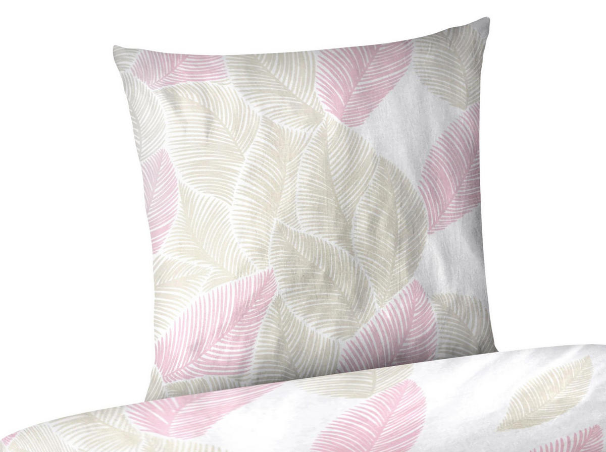 SEERSUCKER-BETTWÄSCHE 155x220 geblümt Sommer Bettbezug Bügelfrei aus 100% Baumwolle, Bettbezüge mit Blumen Muster - Weiß, Textil (155/220cm) - Carpe Sonno