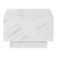 COUCHTISCH Moon 60x60 - Creme, Holzwerkstoff (60/60/40cm) - MIRJAN24