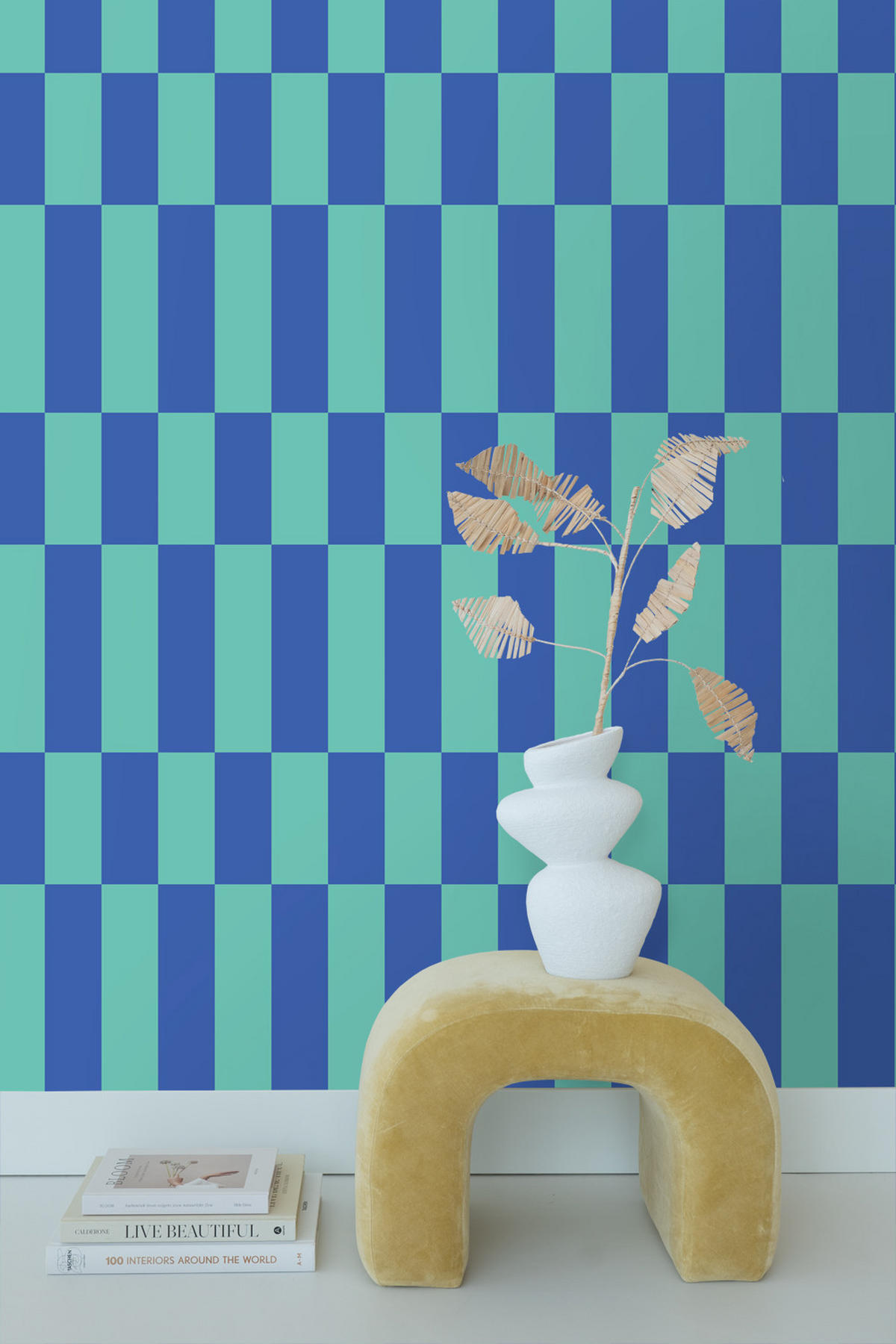TAPETE Streifen 50 x 900 cm - Grün, Papier (50/900cm) - ESTAhome