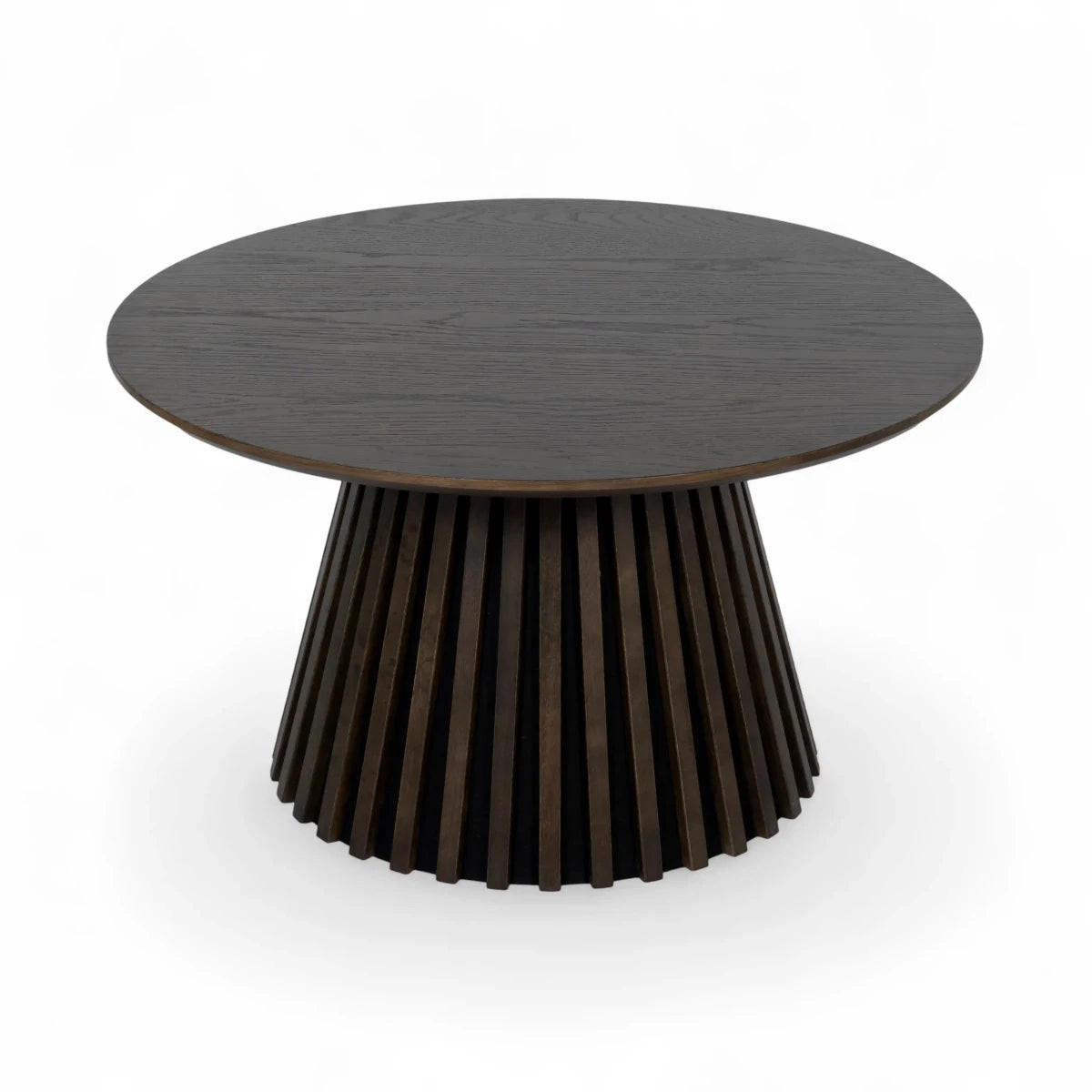 COUCHTISCH rund Räuchereiche 60/60/40 cm - Braun, Holzwerkstoff (60/60/40cm) - Furnhouse