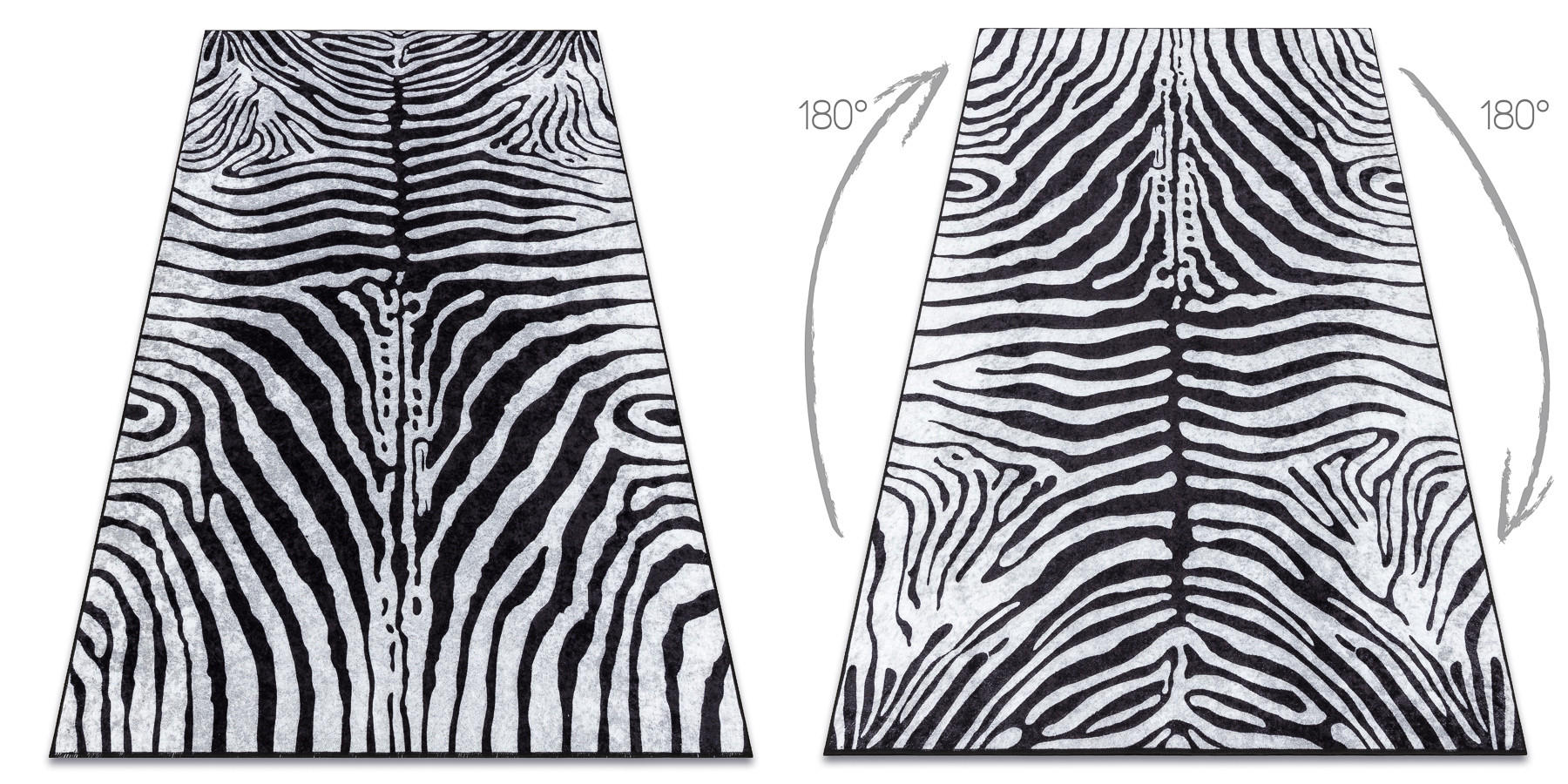 TEPPICH Miro 80/150 cm - Schwarz, Textil (80/150cm) - rugsX