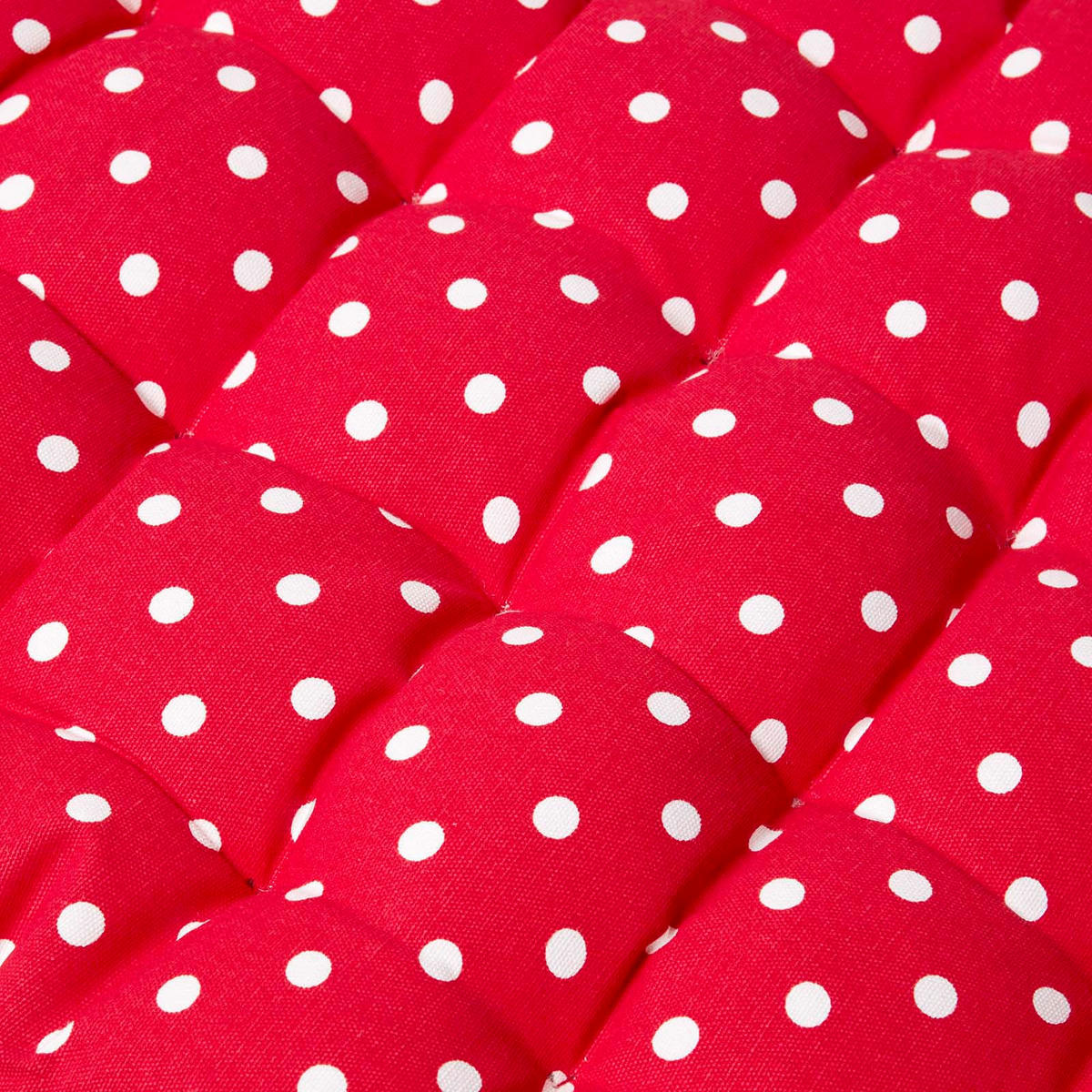BANKAUFLAGE Polka Dots, 3-Sitzer 143/48/5 cm - Rot, Textil (143/48/5cm) - Homescapes