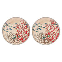 TELLER flach / Speiseteller Ø 27 cm Sea Life Set mit 2 Stück - Multicolor, Kunststoff (27cm) - Rose & Tulipani