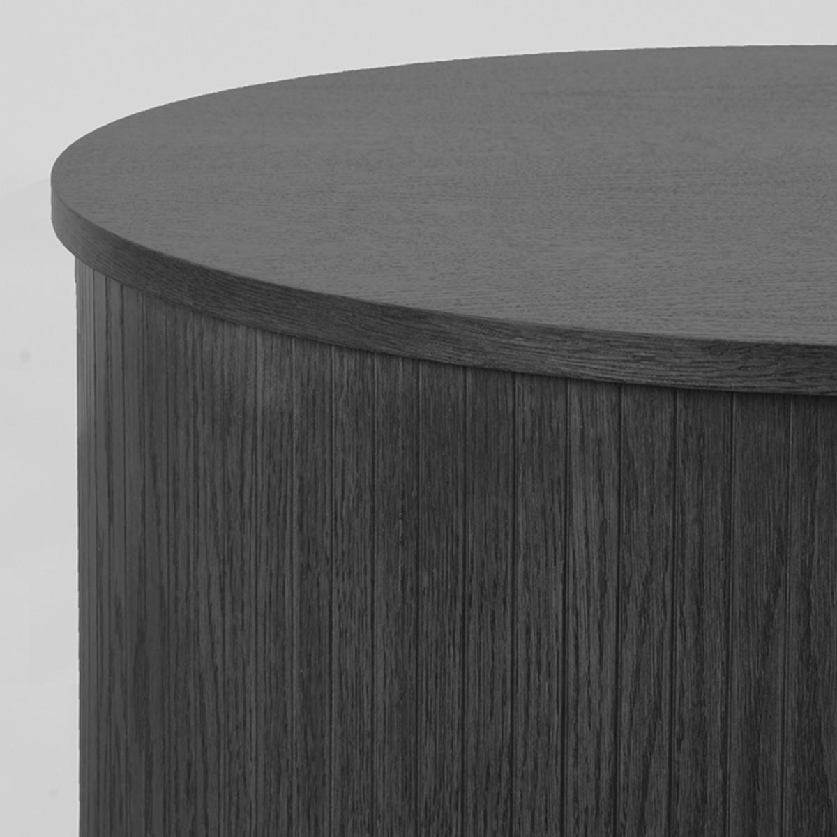 COUCHTISCH Oliva Schwarz 70/70/40 cm - Schwarz, Holz (70/70/40cm) - LABEL51