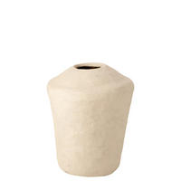 VASE CHAD - Papier - Weiß - 68 cm hoch - Weiß, Papier (63cm) - J-Line