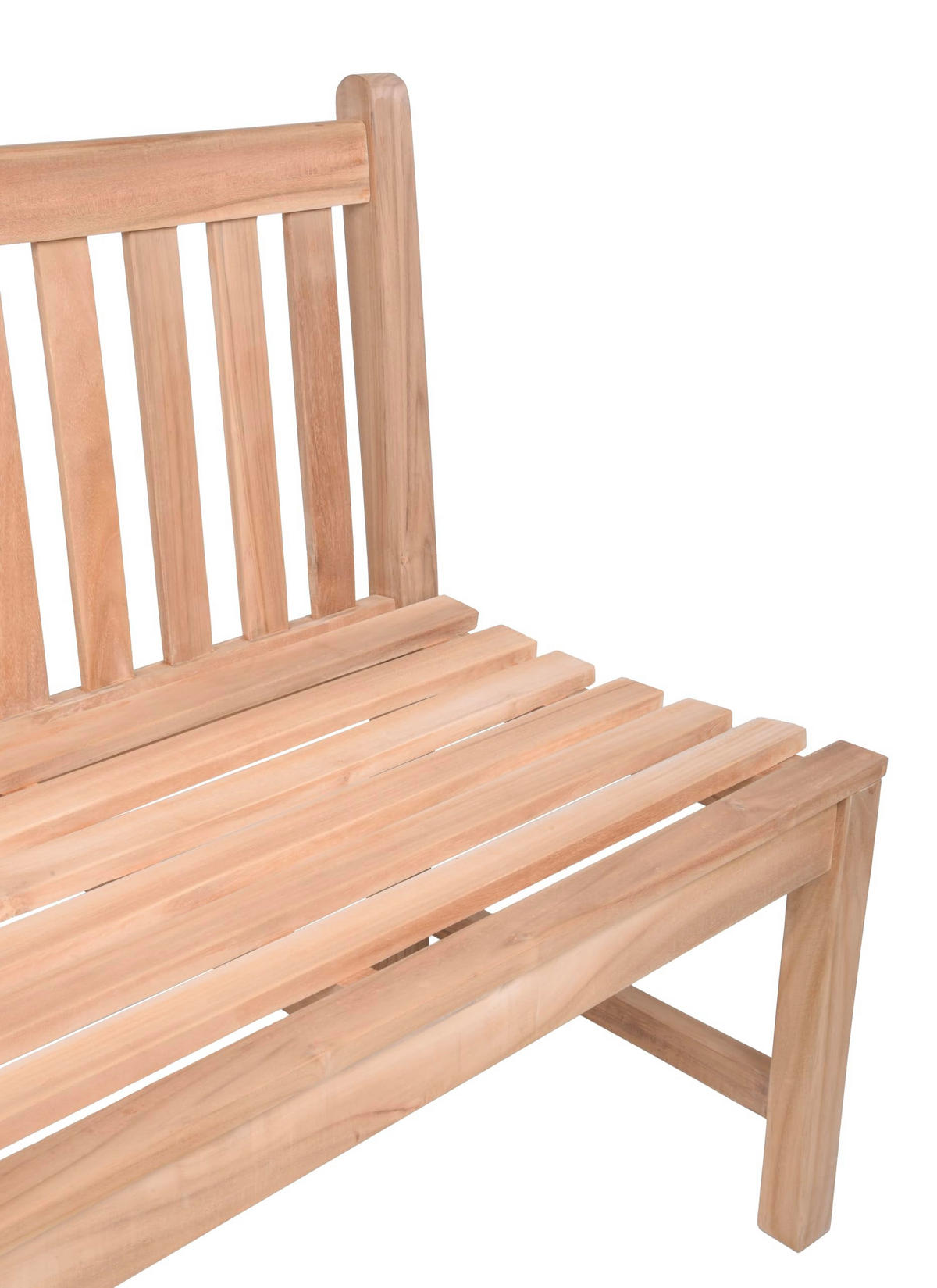 GARTENBANK Omar 3-Sitzer 150 cm ohne Armlehnen Terrassenbank - Hellbraun, Holz (150/92/60cm) - DELUKE