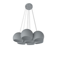 HÄNGELEUCHTE - Grau, Metall (25/25/20cm) - Lumicom