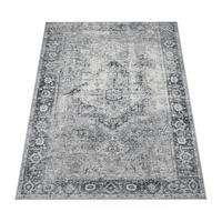 KURZFLORTEPPICH 80/150 cm Lyon 333 - Grau, Textil (80/150cm) - Paco Home