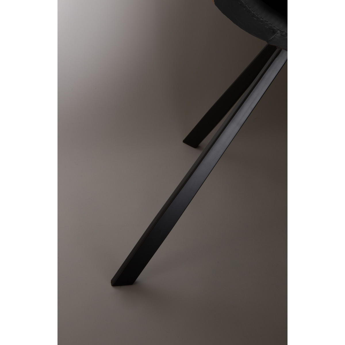 ESSZIMMERSTUHL Franky Schwarz - 2 er Set - Schwarz, Kunststoff (46/83/56cm) - Dutchbone