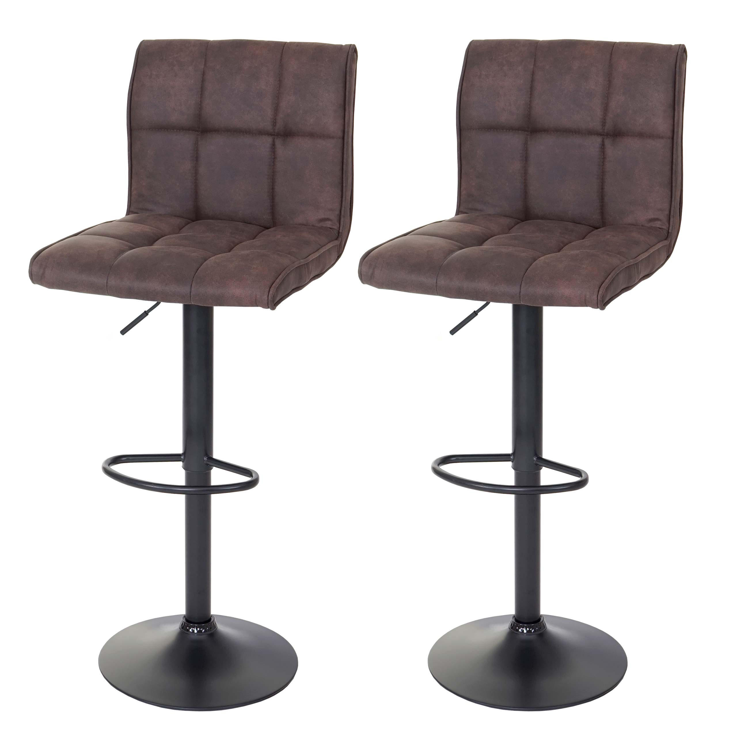 BARHOCKER Dunkelbraun 2er-Set - Dunkelbraun, Textil (44/116/46cm) - MCW