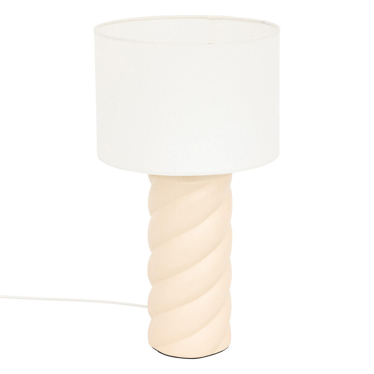 Atmosphera Createur d´interieur Tischleuchte Beige 24x44x24 cm