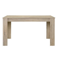 ESSTISCH Nora - Eichefarben, Holzwerkstoff (90/140/77cm) - [en.casa]