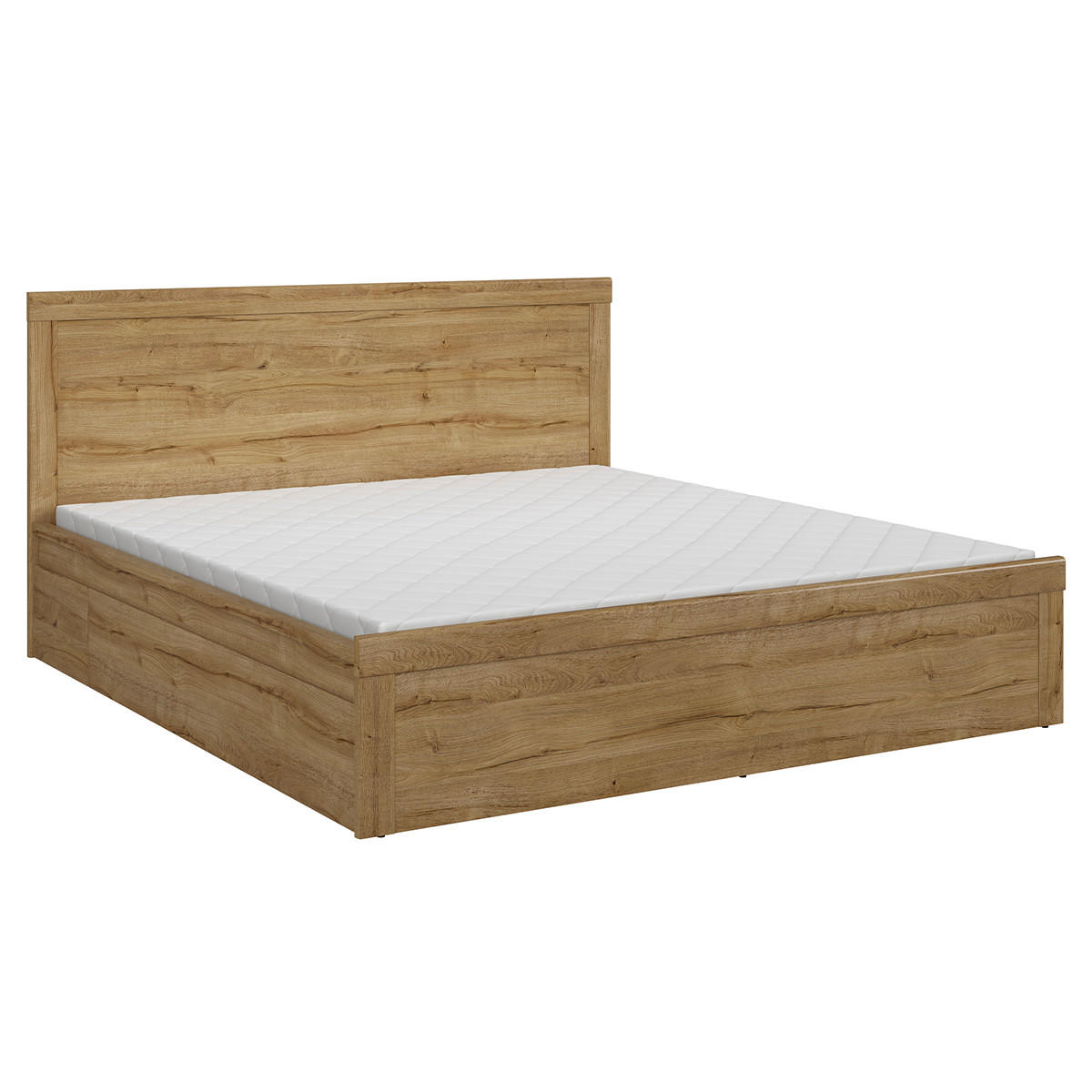 POSTEL 180/200 Hella Dřevo - hnědá, kompozitní dřevo (180/200cm) - Petits-meubles