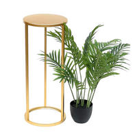 BLUMENHOCKER Metall Gold Rund 60 cm - Goldfarben, Metall (25/60/25cm) - DanDiBo