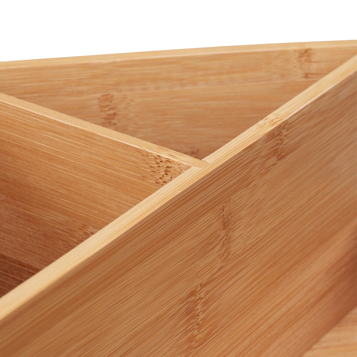 STIFTEHALTER - Hellbraun, Holz/Holzwerkstoff (16.5/16.5/10.5cm) - Relaxdays