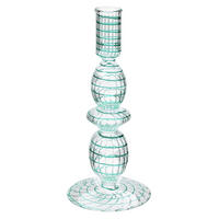 KERZENHALTER Glass wirbel hellblau s 20 cm - Hellblau, Glas (8.89/21.59/8.89cm) - Pip Studio