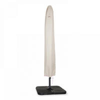 SCHUTZHÜLLE für Sonnenschirm 210 cm, Taupe - Taupe, Textil (57/210/57cm) - Oviala