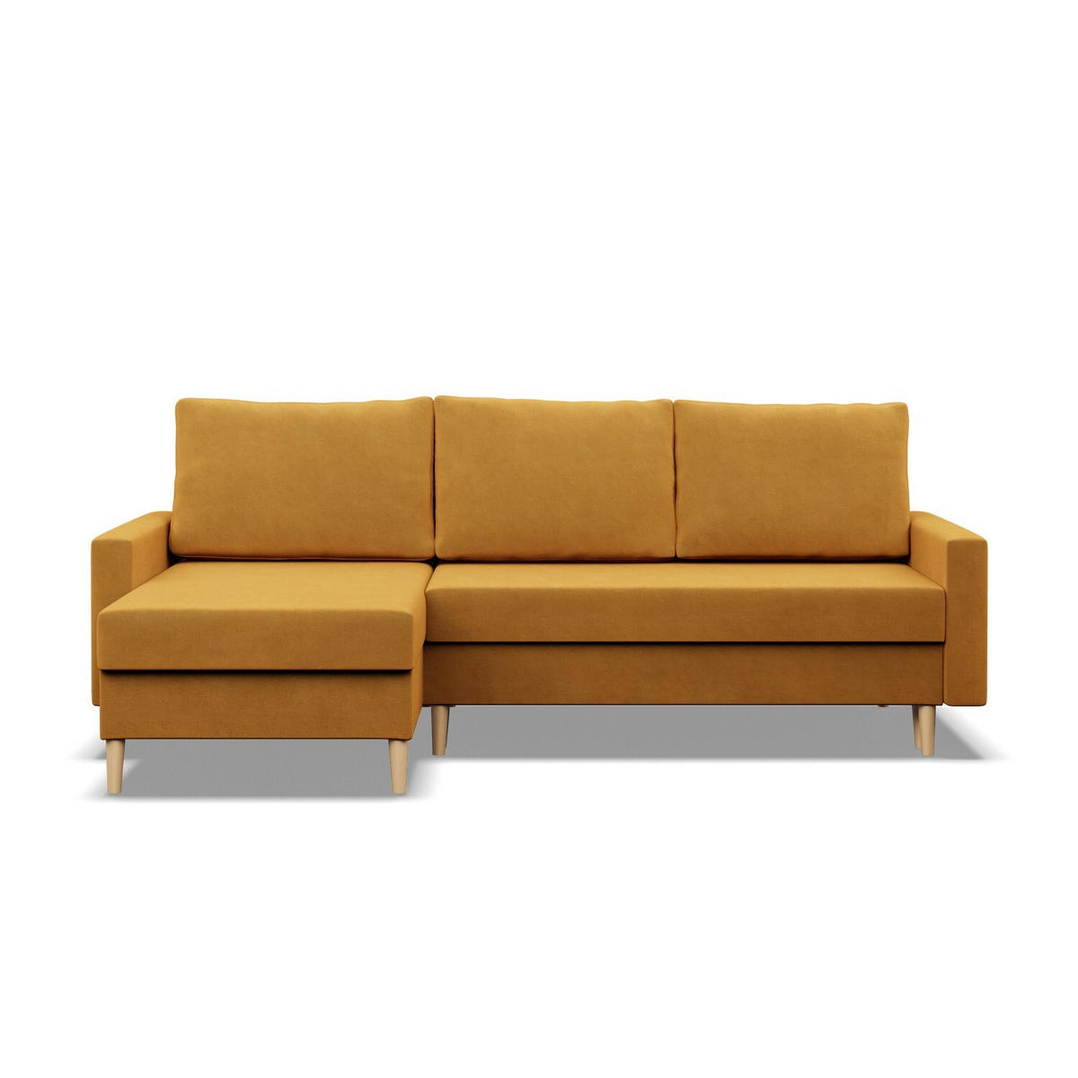ECKSOFA Blank gelb - Gelb, Textil (223/140cm) - SIMKAM Furniture