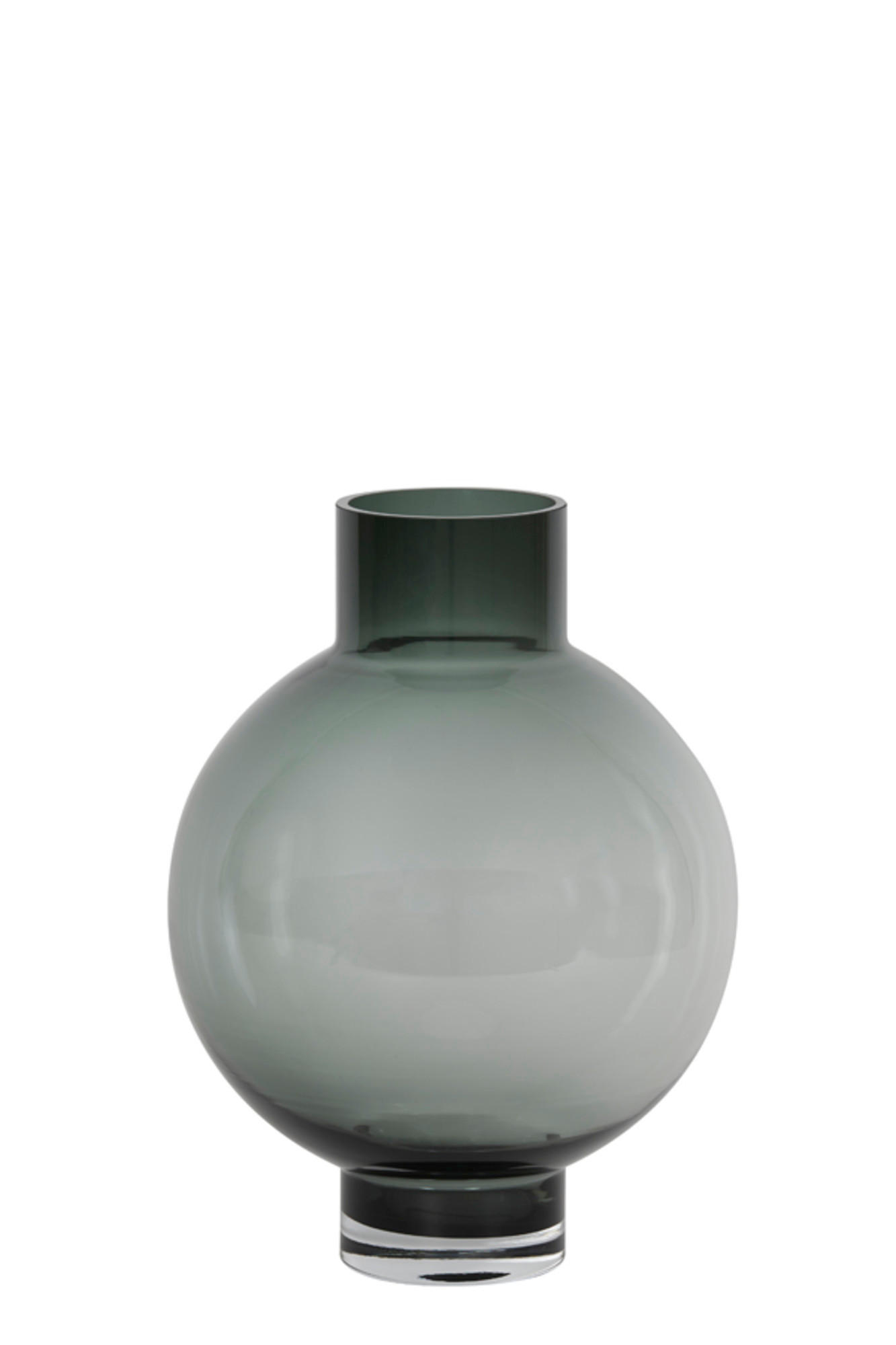 VASE Keisha Grau Ø27,5/36,5 cm - Grau, Glas (27.5/36.5cm) - Light & Living