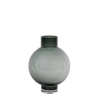 VASE Keisha Grau Ø27,5/36,5 cm - Grau, Glas (27.5/36.5cm) - Light & Living