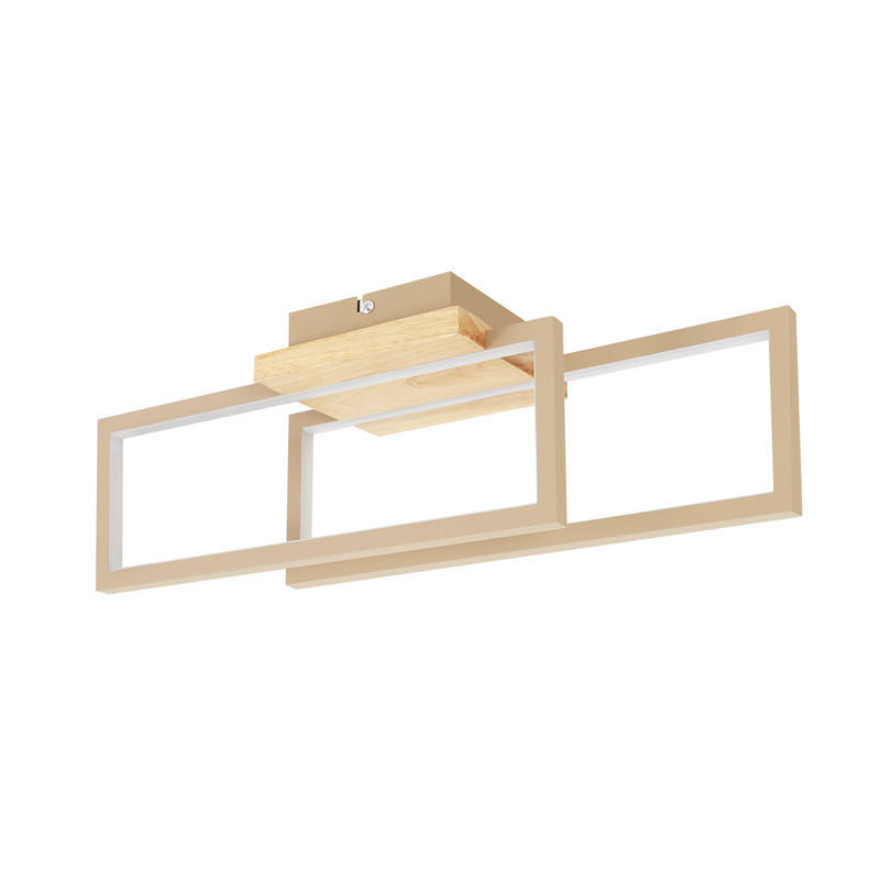 LED stropní svítidlo Coesfeld III 48/13/16 cm - stříbrná, kov (48/13/16cm) - Nettlife