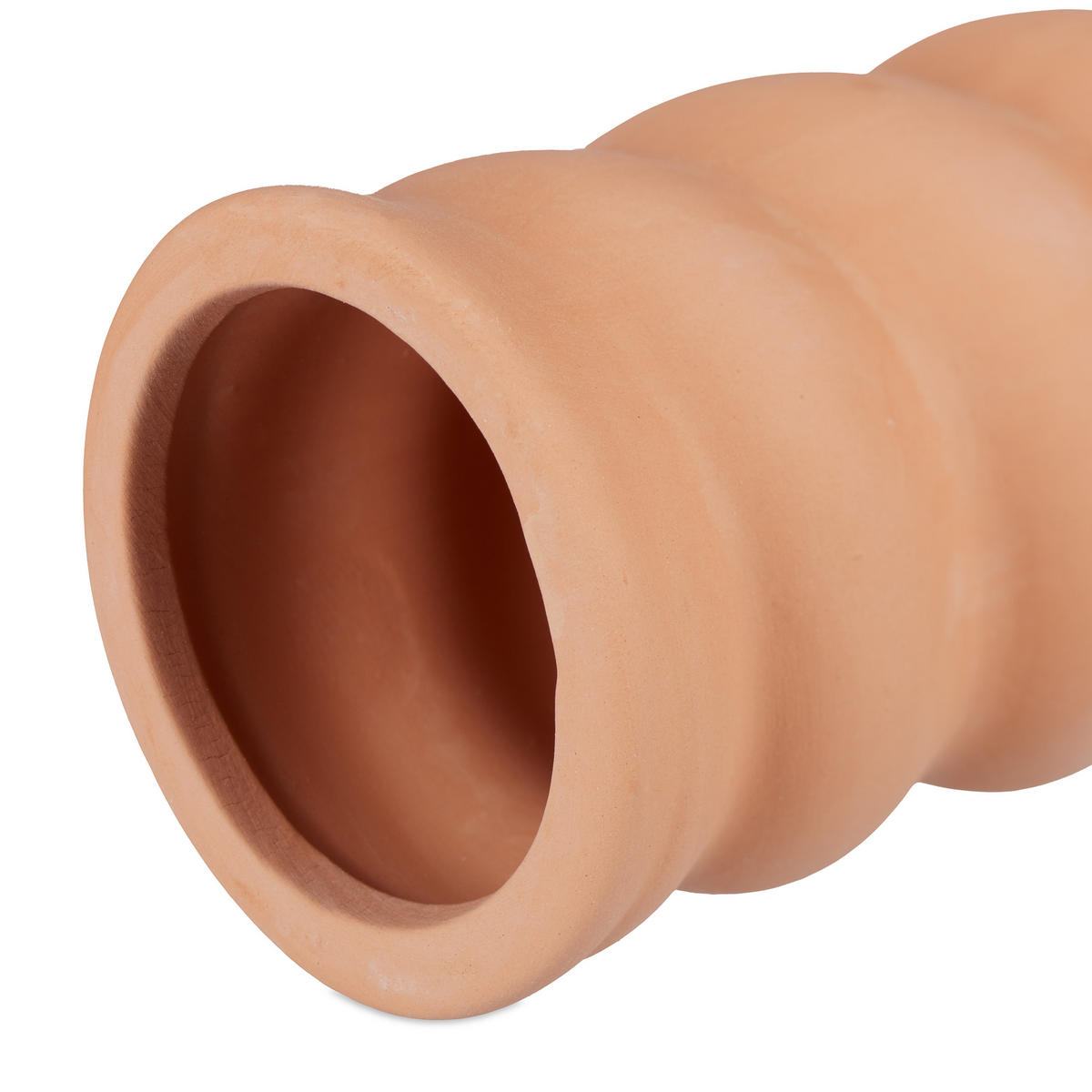 4XTONKEGEL - Hellbraun, Keramik (5/16.5/5cm) - Relaxdays