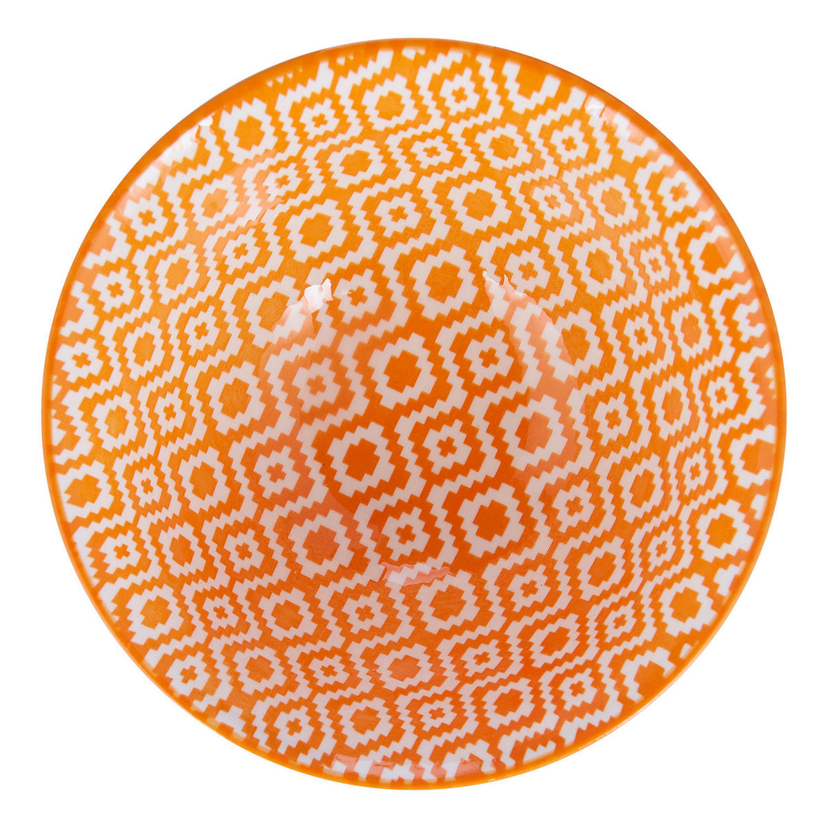 SCHALE (6er Set) Ornaments - Blau/Gelb, Keramik (14/14/7cm) - Butlers