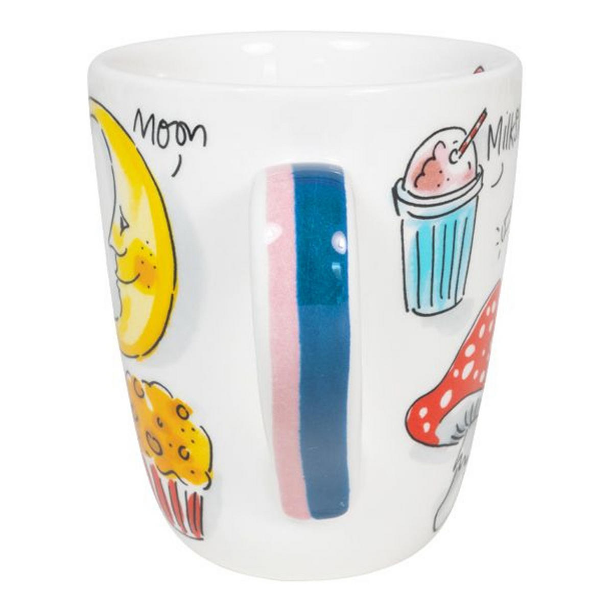 BECHER Liebesbrief M in Bunt - 350 ml - Multicolor, Keramik (0.35L) - Blond Amsterdam